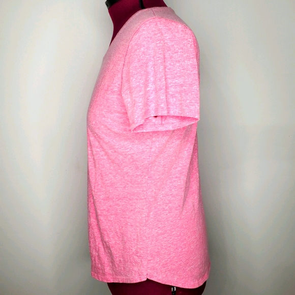 21) ST. JOHN'S BAY Travel Live Explore key hole lightweight heathered Sz. XL - Picture 3 of 5